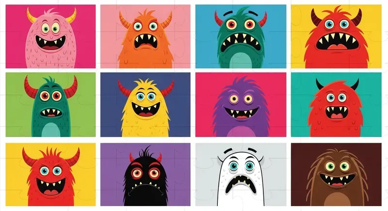 Whimsical Cartoon Faces