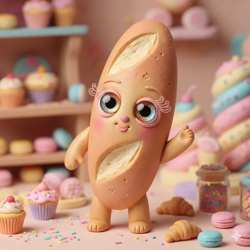 Sweet Clay Bread Character Worlds