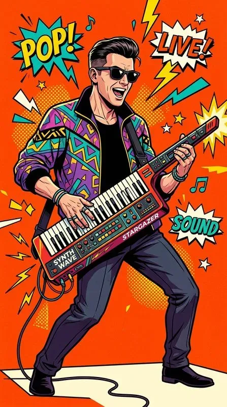 Vibrant Retro Pop Portraits