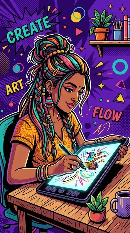 Vibrant Retro Pop Portraits