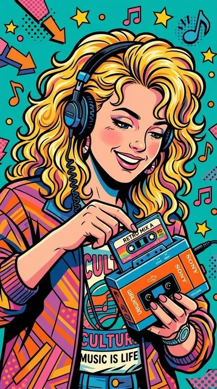 Vibrant Retro Pop Portraits