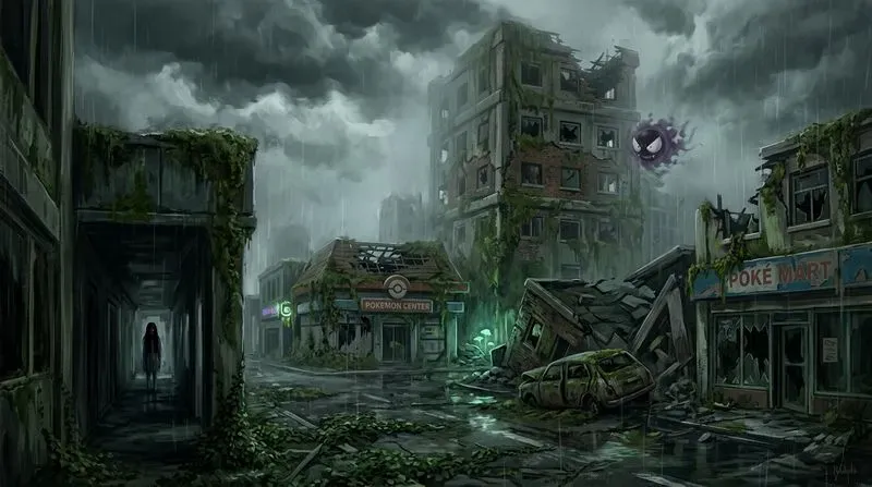 Dark Fantasy Abandoned Monster Worlds
