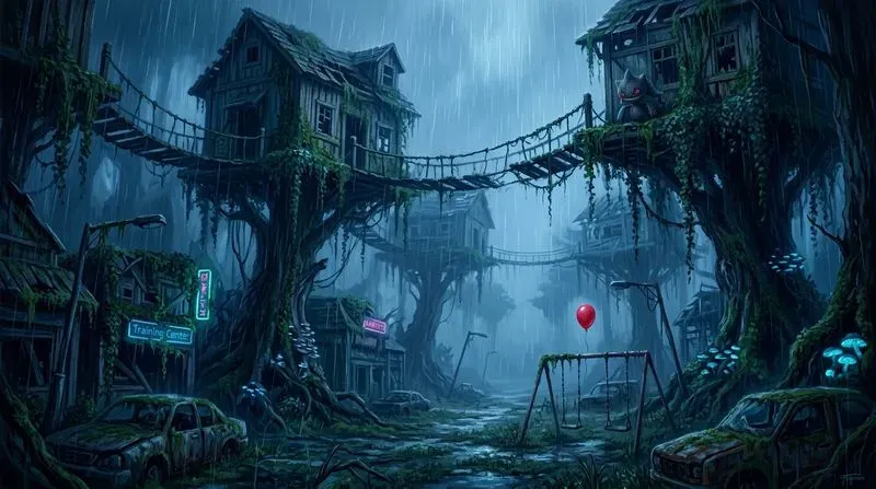 Dark Fantasy Abandoned Monster Worlds