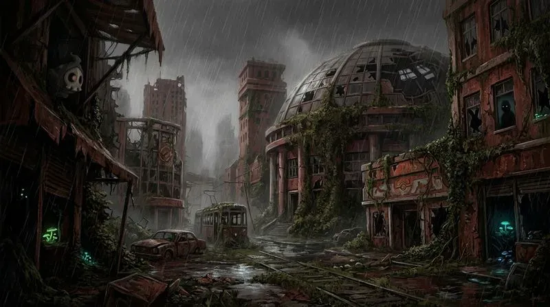 Dark Fantasy Abandoned Monster Worlds