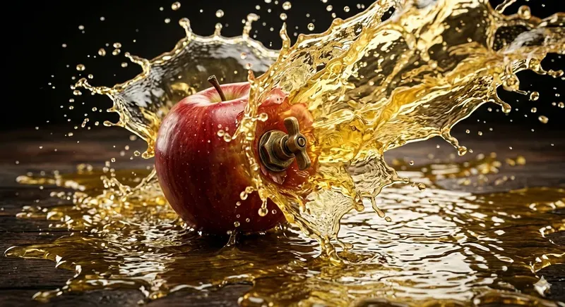 Explosive Fruit Splash Art
