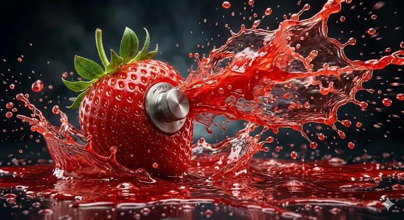 Explosive Fruit Splash Art