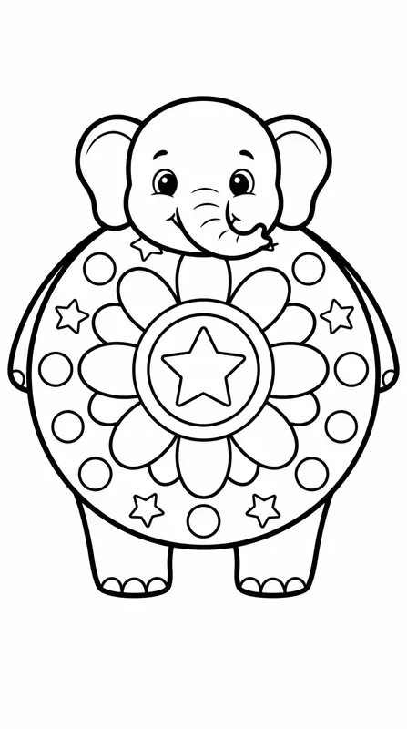 Cute Animal Mandalas For Kids