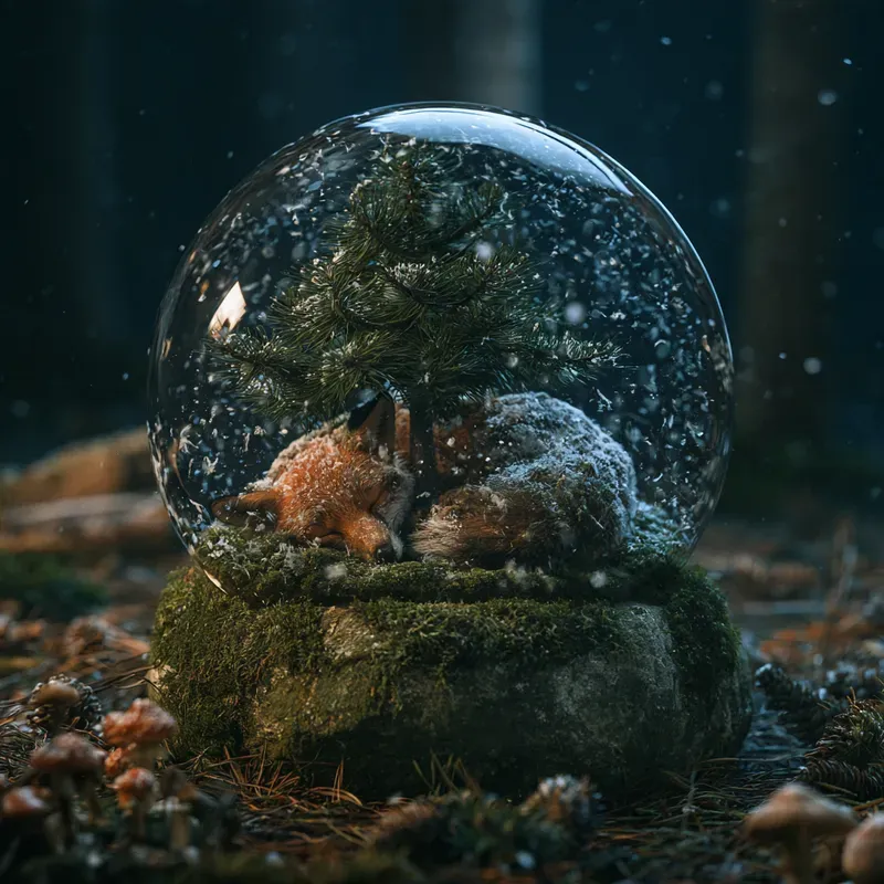 Christmas Snow Globe Generator