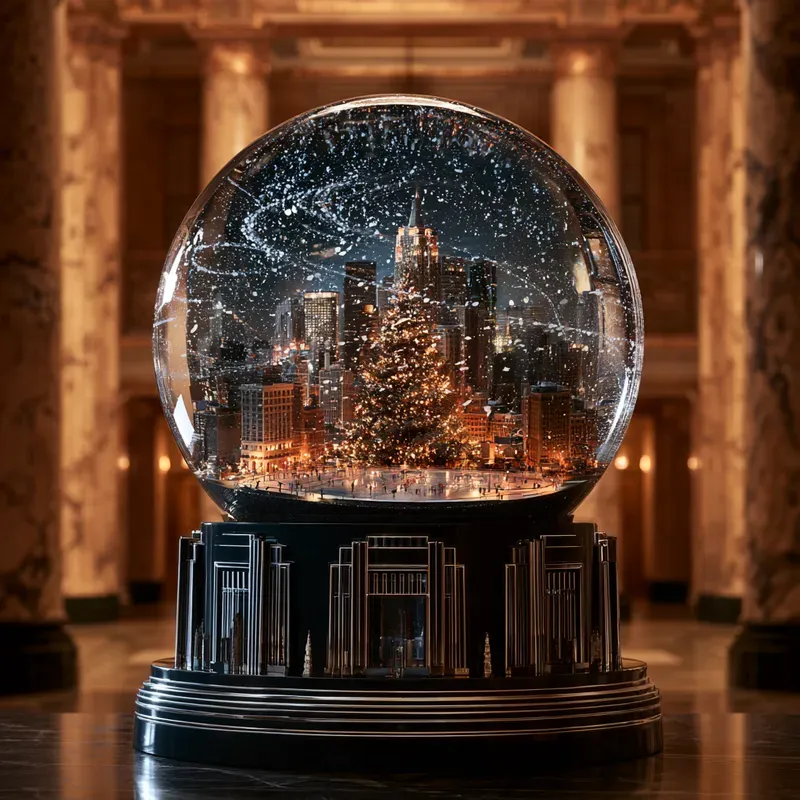 Christmas Snow Globe Generator