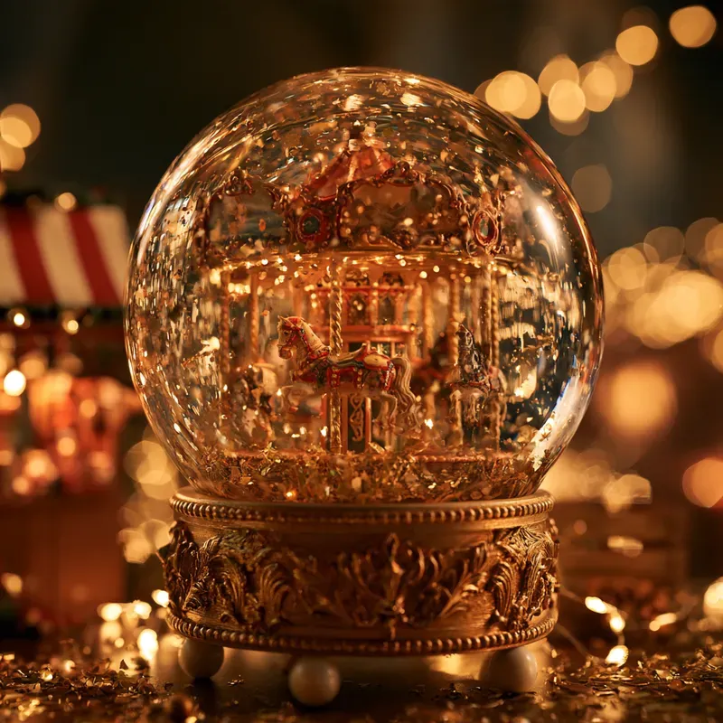 Christmas Snow Globe Generator