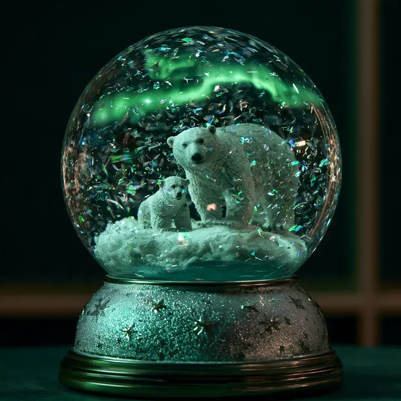Christmas Snow Globe Generator