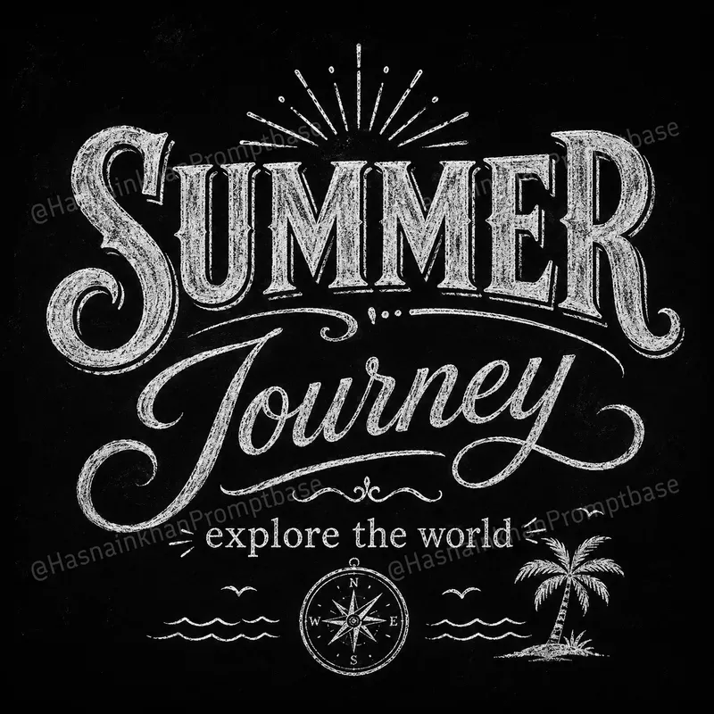 Vintage Chalk Retro Summer Tshirt Designs