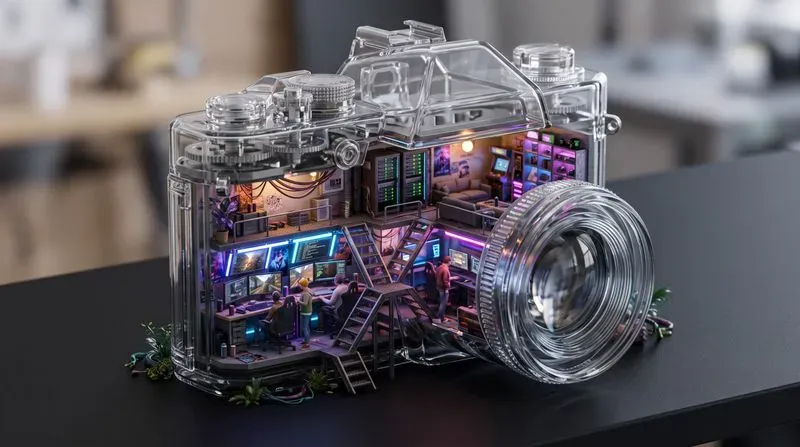 Isometric 3D Miniature Glass Worlds