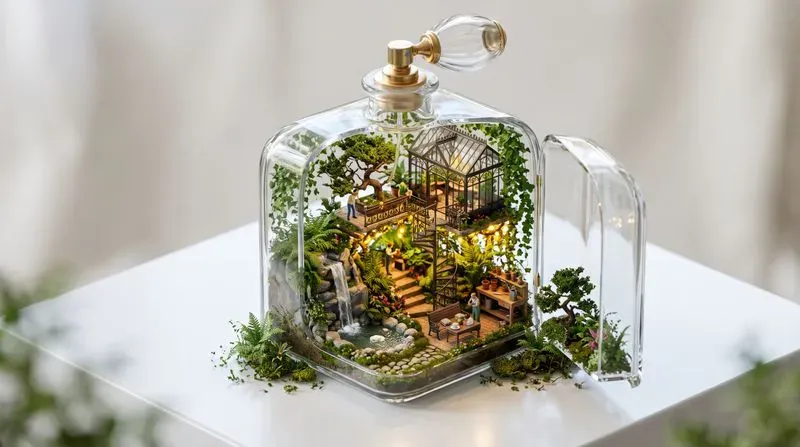 Isometric 3D Miniature Glass Worlds