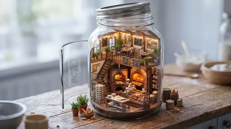 Isometric 3D Miniature Glass Worlds