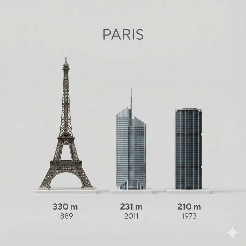 3D Cartoon Views Of Tallest Buildings
