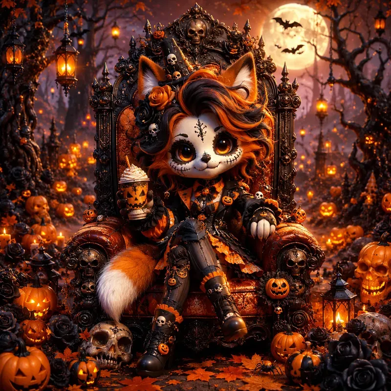 Cute Gothic Halloween Doll Creators