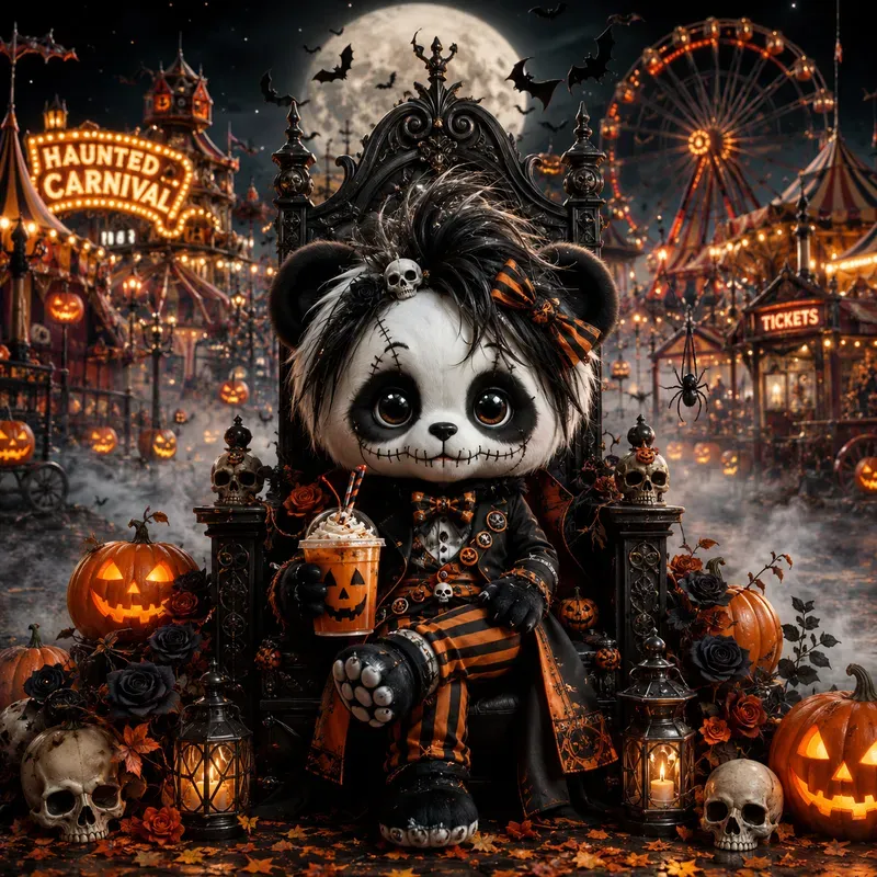 Cute Gothic Halloween Doll Creators
