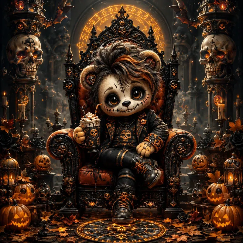 Cute Gothic Halloween Doll Creators