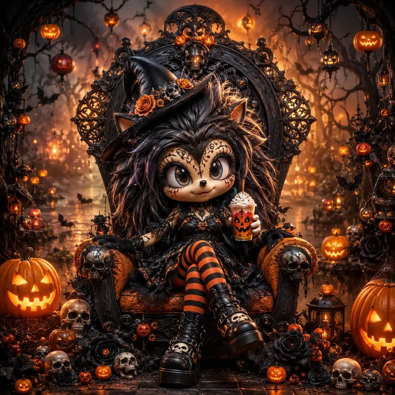 Cute Gothic Halloween Doll Creators