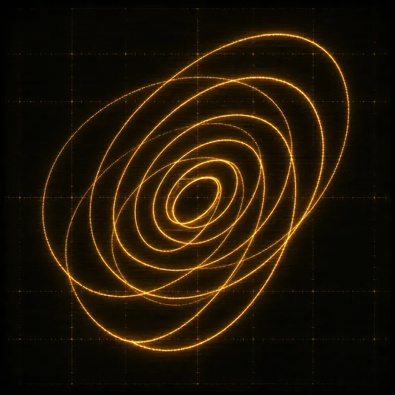 Analog Oscilloscope Light Art