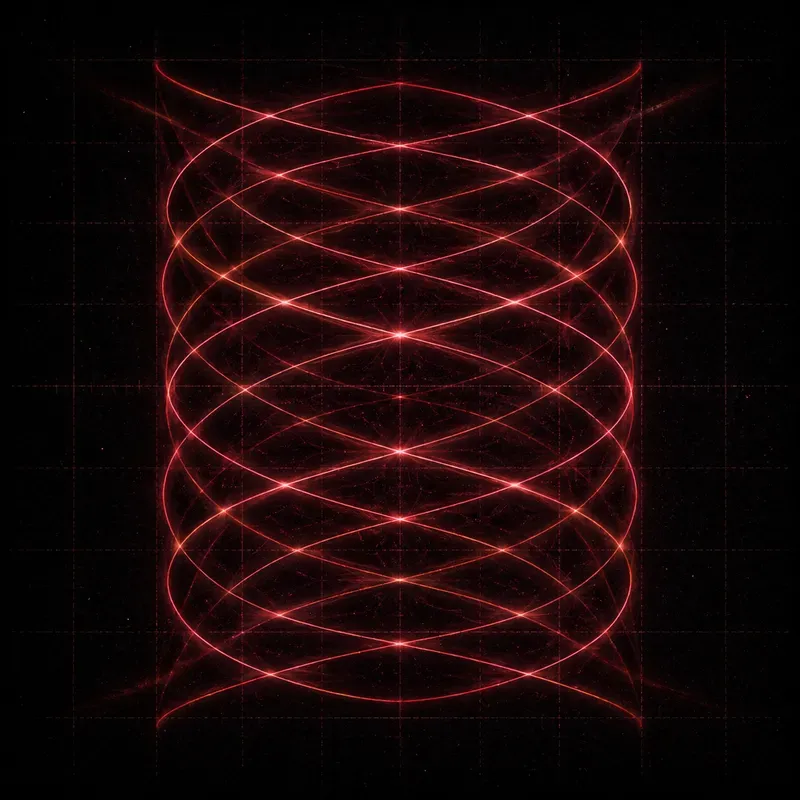 Analog Oscilloscope Light Art