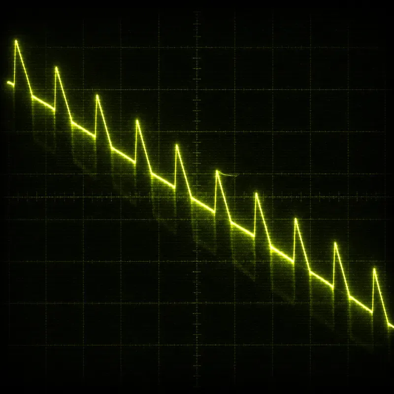 Analog Oscilloscope Light Art