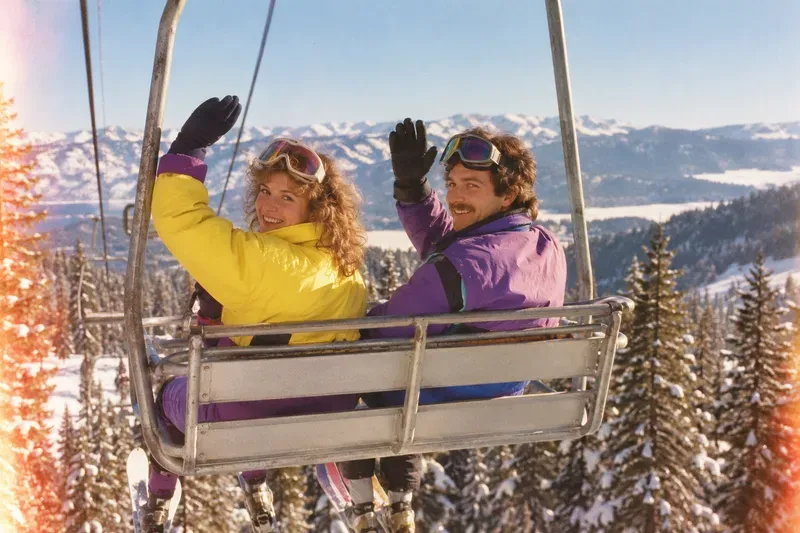 80s Ski Trip Photos