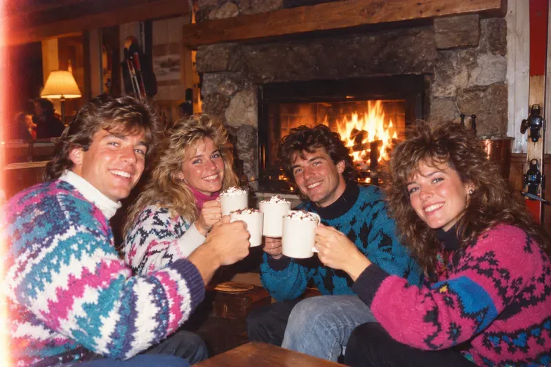 80s Ski Trip Photos