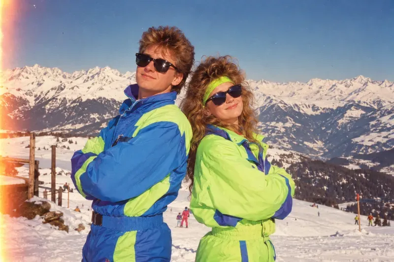 80s Ski Trip Photos