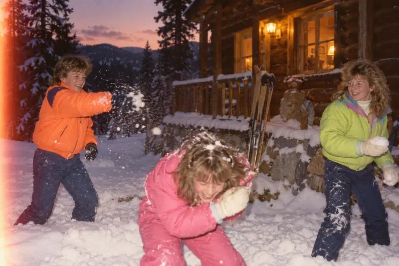 80s Ski Trip Photos