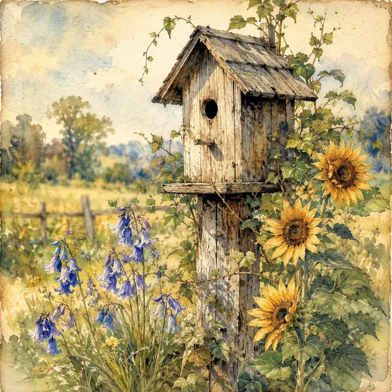Rustic Vintage Watercolor Collections