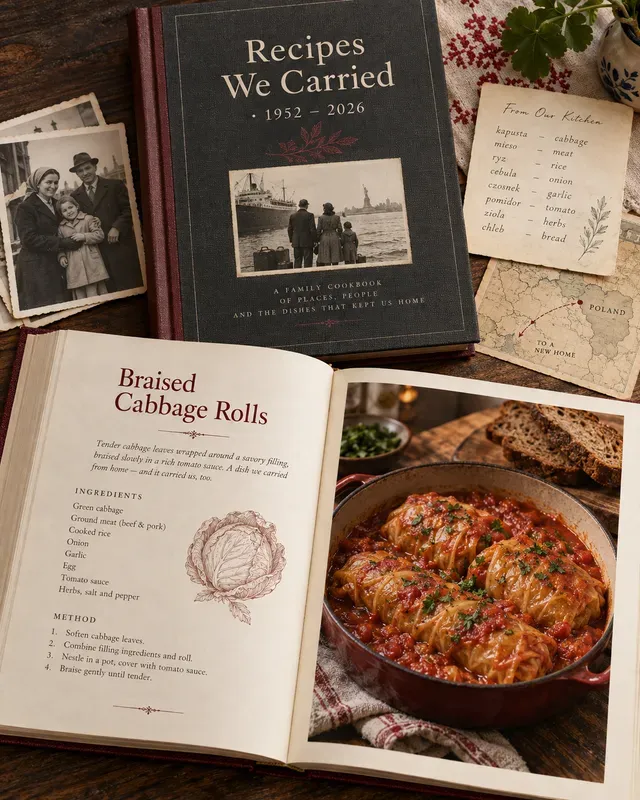 Personalized Family Recipe Heirloom Books