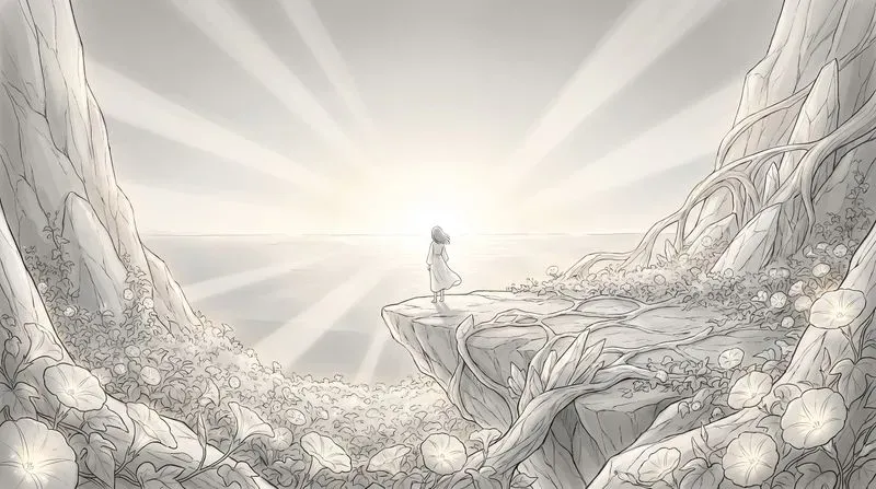 Monochrome Utopian Manga Environments