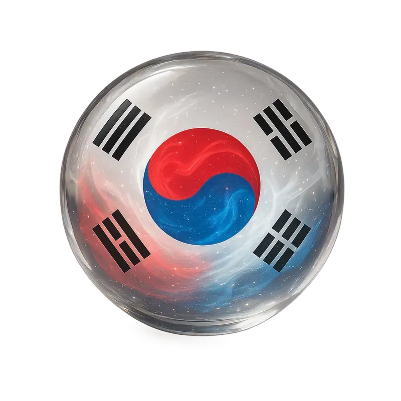 Crystals Orbs Inspired By Countries