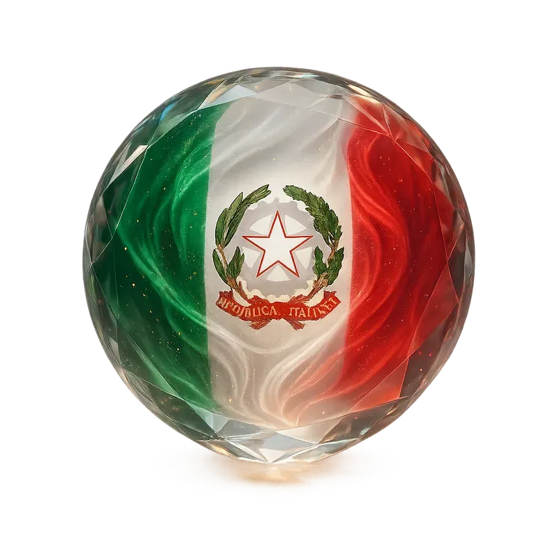 Crystals Orbs Inspired By Countries