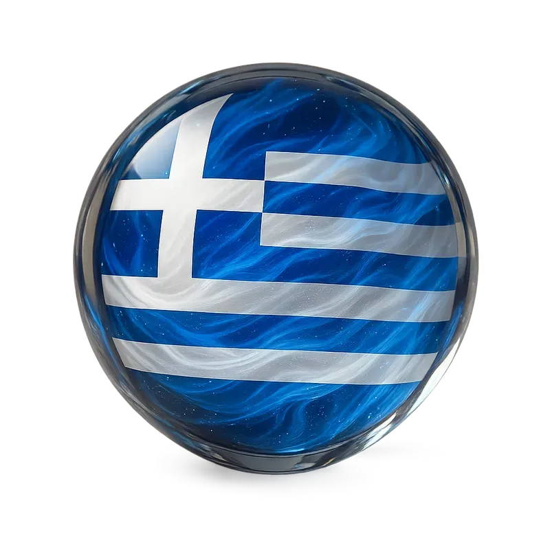 Crystals Orbs Inspired By Countries