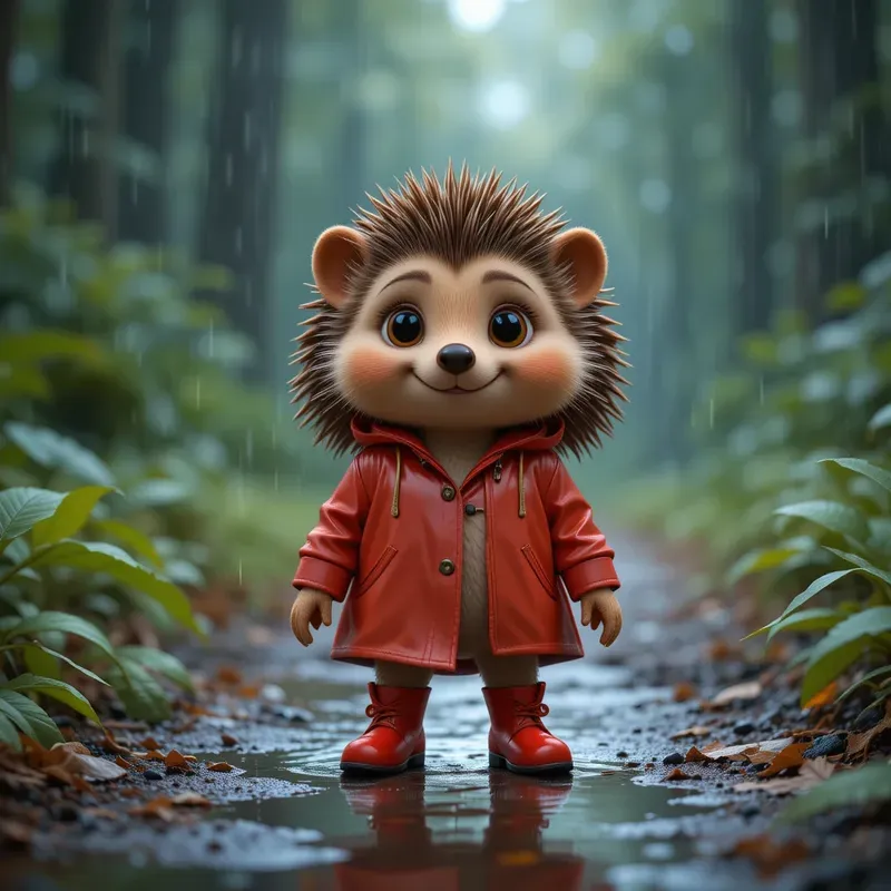 Rainy Day Forest Critters