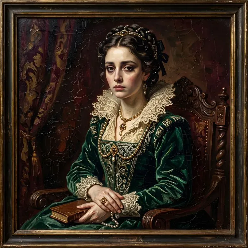 17th Century Chiaroscuro Oil Portraitures