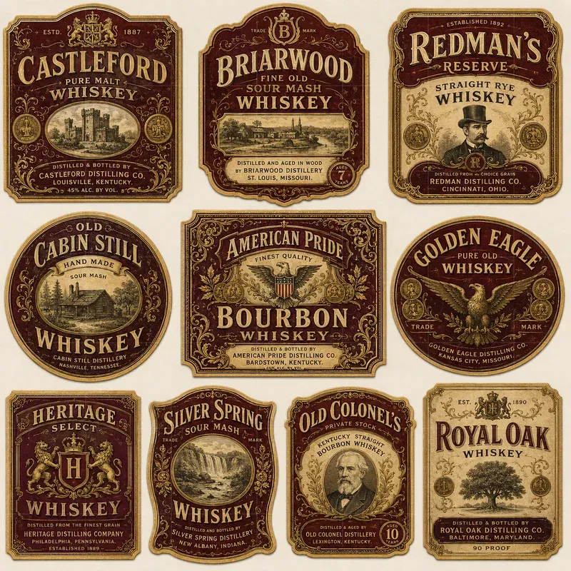 Vintage Product Labels