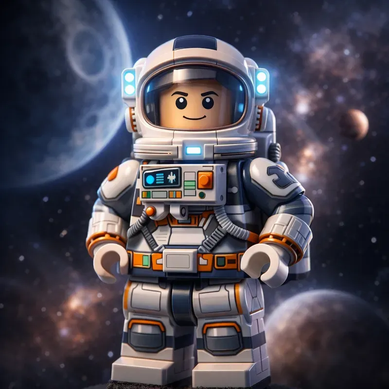 Lego Style Character Portraits