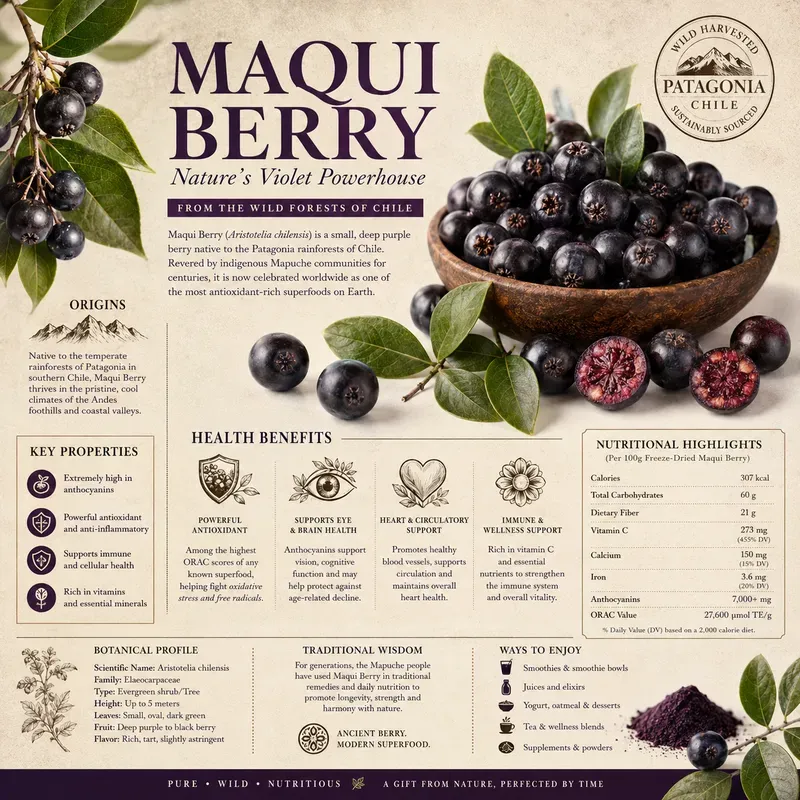 Global Forest Fruit Infographic Posters
