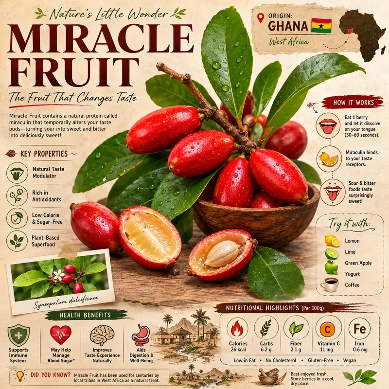 Global Forest Fruit Infographic Posters