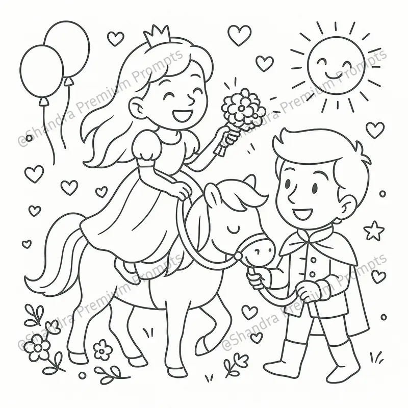 Princess Wedding Coloring Pages For Girls