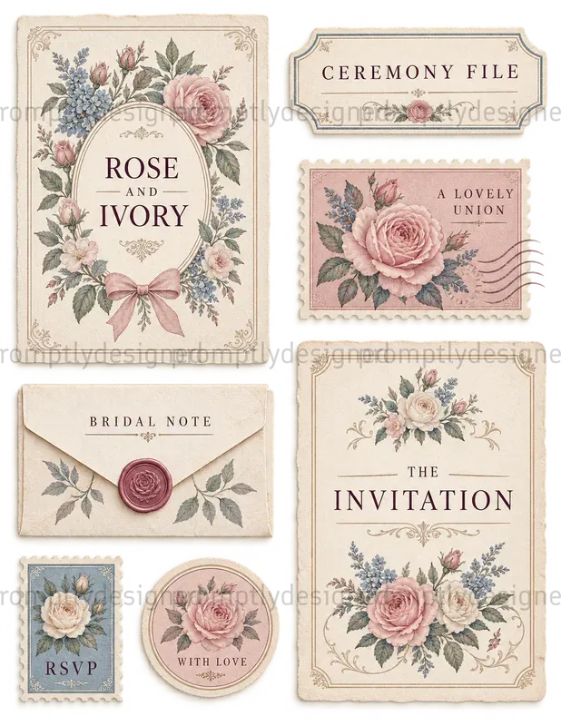 Romantic Bridal Stationeries