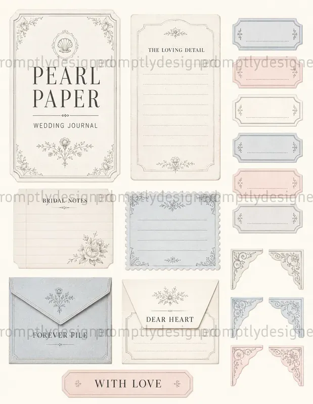 Romantic Bridal Stationeries