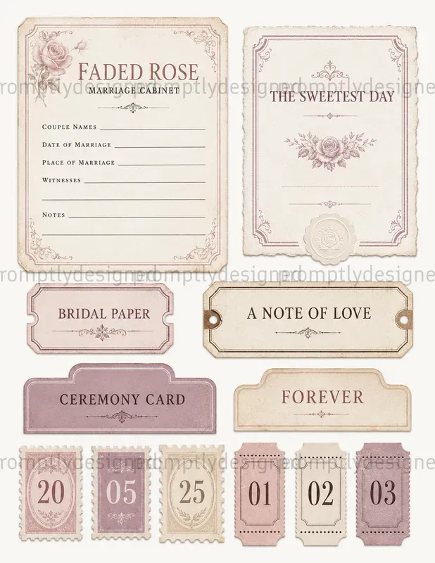 Romantic Bridal Stationeries