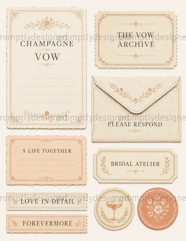 Romantic Bridal Stationeries