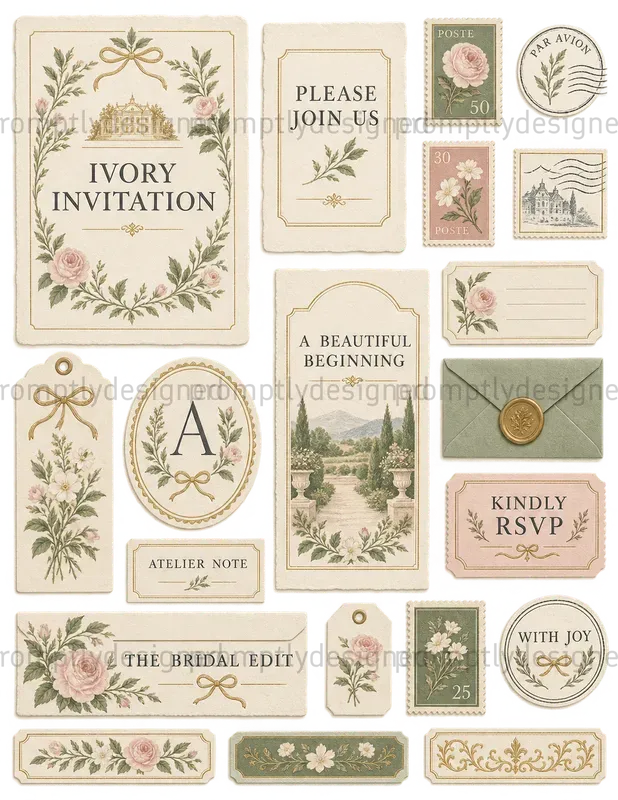 Romantic Bridal Stationeries