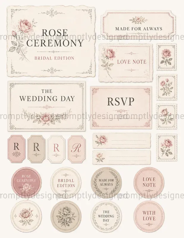 Romantic Bridal Stationeries